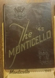 Monticello 1945 Thomas Jefferson High School Yearbook San Antonio, Texas - Picture 1 of 1