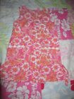 euc vintage Lilly Pulitzer butterfly shift dress girl 6 free ship USA