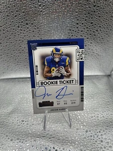 2021 Panini Contenders Optic Jacob Harris Rookie Ticket Auto *Read Desc.* - Picture 1 of 2