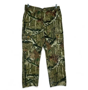 Browning Men's Breakup Infinity Camo Cargo Pants M (36x31) Zip Front Hunting EUC - Picture 1 of 10