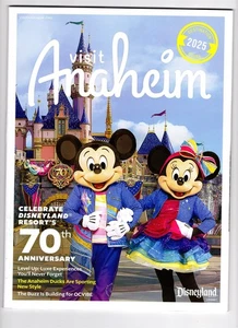 2025 Visit Anaheim Destination Magazine Disneyland Resort 70th Anniversary +Maps - Bild 1 von 4