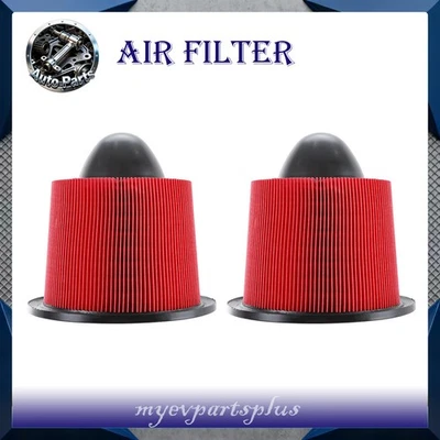 2X Air Filter For 95~19 Ford Club Wagon Econoline Super Duty Van Excursion F-53 — 第 1/4 张图片