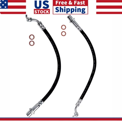 2x Línea de freno de manguera de freno delantera izquierda y derecha para Lexus IS250 2010 Foto 1 de 4