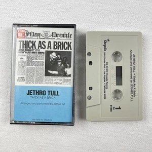 Jethro Tull Thick As A Brick Audio Cassette Tape - Picture 1 of 2