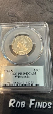 2004-S PROOF WISCONSIN STATE QUARTER - Image 1 of 2