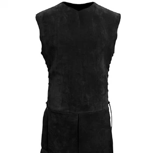 Medieval Renaissance Suede Long Tunic - Picture 1 of 6