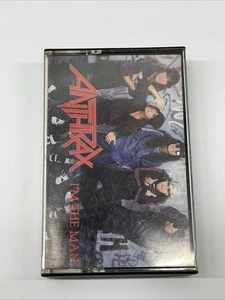 ANTHRAX Cassette Tape I'm The Man 1987 Island 90685-4 Tested - Picture 1 of 9
