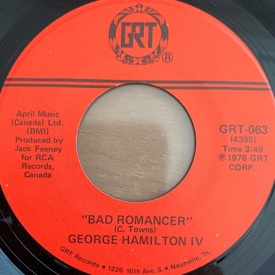 George Hamilton IV - Bad Romancer // 7" - 1. US-Pressing 1976 - TOP condition - Bild 1 von 1