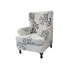 Niluoh Wing Chair Slipcovers 2 Pieces Stretch Spandex Wingback Chair Covers S...