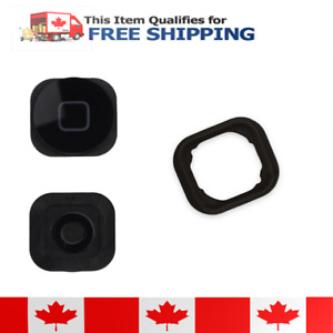 iPod Touch 5 Black Home Button With Rubber Gasket