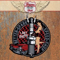 Better Spark Speed Hot Rat Rod Sticker Vintage Retro Classic Car Pinup Decal