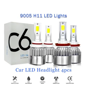 For Ford Expedition 2015 2016-2020 Led headlight High-Low Beam White Bulbs Kit - Picture 1 of 24
