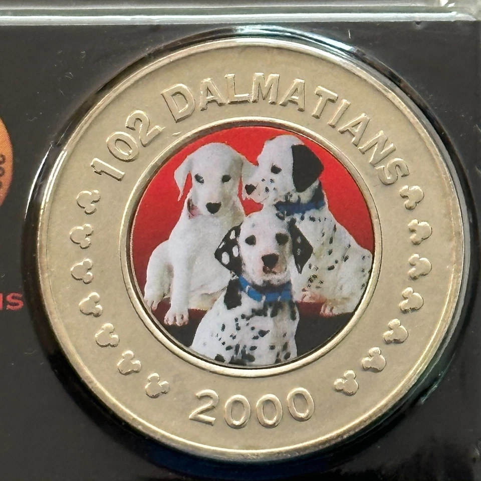 DISNEY DISNEY DECADES COIN 102 DALMATIANS 2000