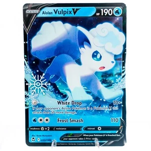 Alolan Vulpix V - 033/195 - Snowflake Holiday Calendar Promo - Sealed - Picture 1 of 2