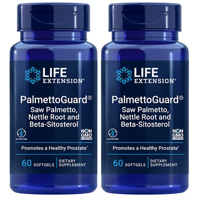 Palmetto Guard/Raíz de Ortiga con Beta-Sitosterol 2X60 Life Extension  Foto 1 de 2