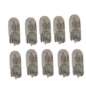 504 CAPLESS CAR AUTO DASHBOARD DASH PANEL LIGHT BULBS BULB 12V 3W QTY 10 - Picture 1 of 1