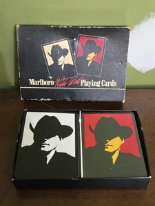 VTG 90'S MARLBORO WILD WEST PLAYING CARDS COMPLETE ONE PACK UNOPENED - Picture 1 of 3