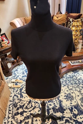 Ralph Lauren Purple Label Turtleneck Sweater Cashmere Black Size L - Image 1 of 3