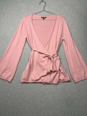 Cárdigan Suéter J.Crew Mercantile Algodón Envolvente Talla S Rosa Simple Informal Oficina Foto 1 de 4