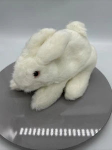 Folkmanis 7" Long White Bunny Rabbit Plush Hand Puppet Stuffed Animal Toy - Picture 1 of 5