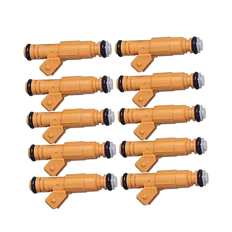 10 piezas OEM 0280155710 INYECTORES DE COMBUSTIBLE PARA FORD F-350 SUPER DUTY 1999 6,8 L V10 EE. UU. Foto 1 de 4