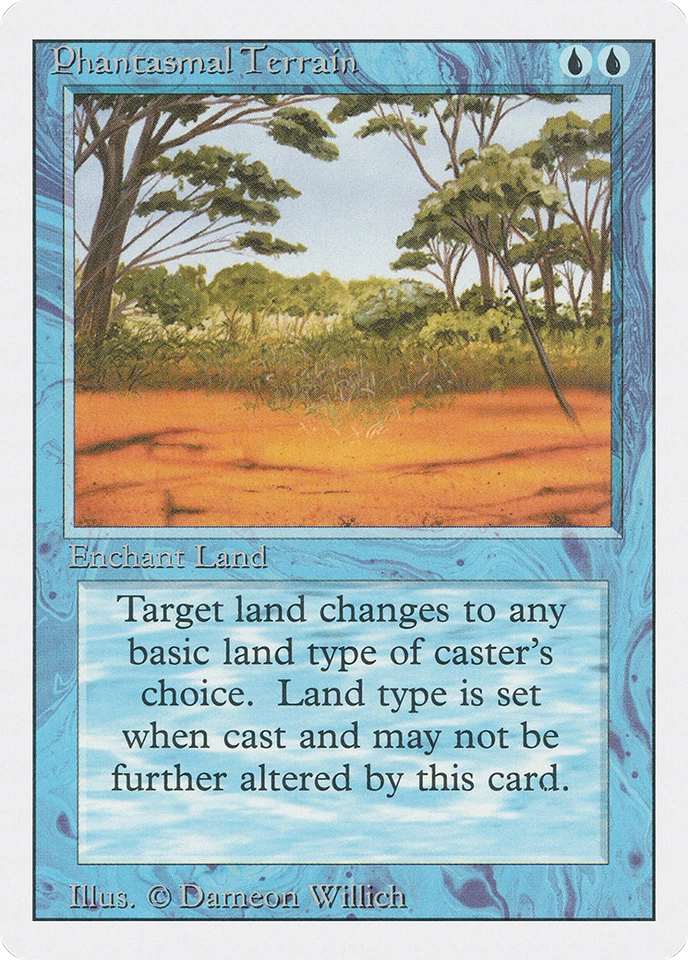 Phantasmal Terrain X (4) Revised Edition - EX/NM - C70 - 4RCards - Image 1 of 1
