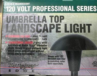 Luz de paisaje superior paraguas The Designers Edge Foto 1 de 3