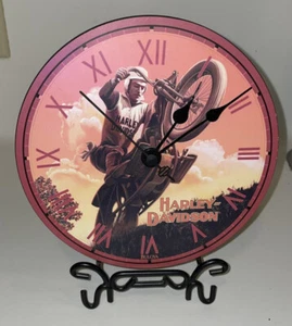harley davidson Hill climber motorcycle clock - Picture 1 of 8