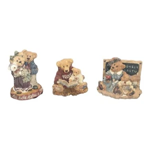 Juego de 3 figuras de peluche Boyds Bears 2223, 227731, 2259 edición limitada  - Imagen 1 de 10