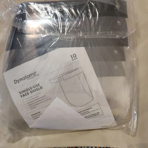 Dynatomy Single-Use Face Shield, Pack of 10, Made in the USA - Picture 1 of 1