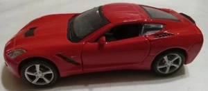 MAISTO 2014 CORVETTE STINGRAY 1/41 SCALE RED NEW PULL BACK - Picture 1 of 8