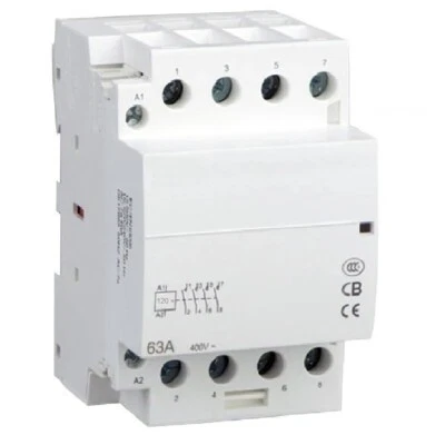 ABB A16-04 Replacement NC 40AMP Lighting Contactor 4 Pole 30Amp Coil 110V 120V - Image 1 of 2