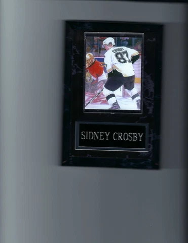 SIDNEY CROSBY BLACK PLAQUE PITTSBURGH PENGUINS HOCKEY NHL  BC Cover