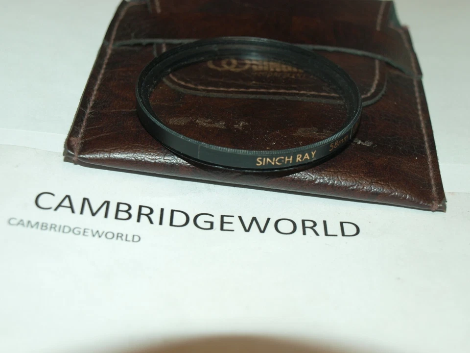 SINGH-RAY 55mm UV SCREW in OPTICAL GLASS FILTER CEF 40-T wIth CASE - Image 1 of 1