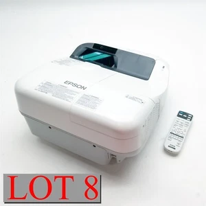Epson Powerlite Projector 1280*800 WXGA 3LCD 3300 Lumen w/Remotes Mixed Lot 8 - Picture 1 of 11