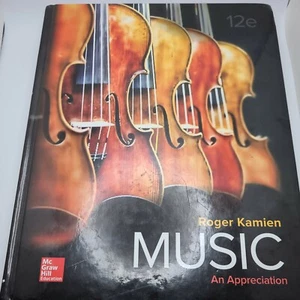 Music An Appreciation, by Roger Kamien 12th Edition, Hardcover Textbook - Picture 1 of 4