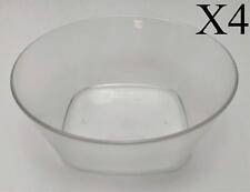 Bodum Plastic Salad Bowls Clear 4 PIECE SET