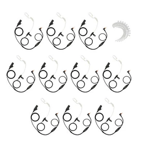 10 Units Compatible FBI Security Earpiece for Motorola WAVE TLK100 SL7590 SL500 - Picture 1 of 6