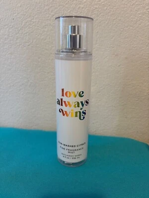 BATH & BODY WORKS LOVE ALWAYS WINS SPRAY CORPORAL CÍTRICO LAVADO AL SOL 8 FL OZ Foto 1 de 2