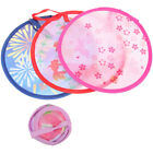 Traditional Round Hand Fans - Portable and Lightweight, 4 Set