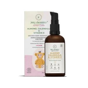 Juicy Chemistry Almond, Calendula & Vitamin E for Baby Massage Oil with 100ml