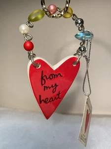 Sandra Magsamen Dept. 56 “From My Heart”Ornament Hanging VALENTINE GIFT 2x4 - Picture 1 of 8