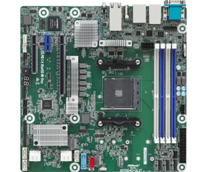 Asrock X570D4U-2L2T/BCM motherboard AMD X570 Socket AM4 micro ATX - X570D4U-2... - Afbeelding 1 van 4