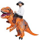 Inflatable T-rex Ride-On Costume for Adults Blow up Dinosaur Costume Fancy Party
