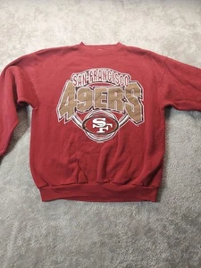 Large Nineteen ninety six vintage forty niners red sweatshirt - Picture 1 of 5