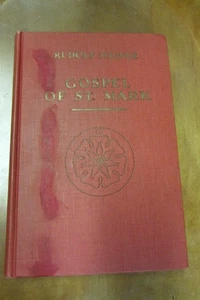 Rudolf Steiner HC Gospel of St. Mark 1950 Anthroposophy oop Occult Jesus 1912 - Picture 1 of 14