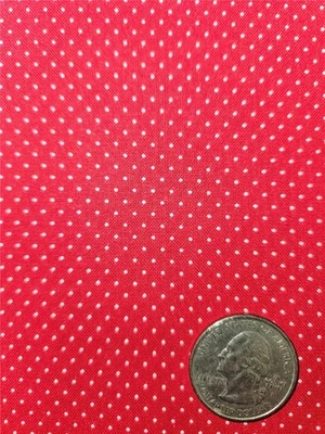 Licuadora de lunares pequeña de tela de edredón de algodón vintage de 1 yarda Foto 1 de 2