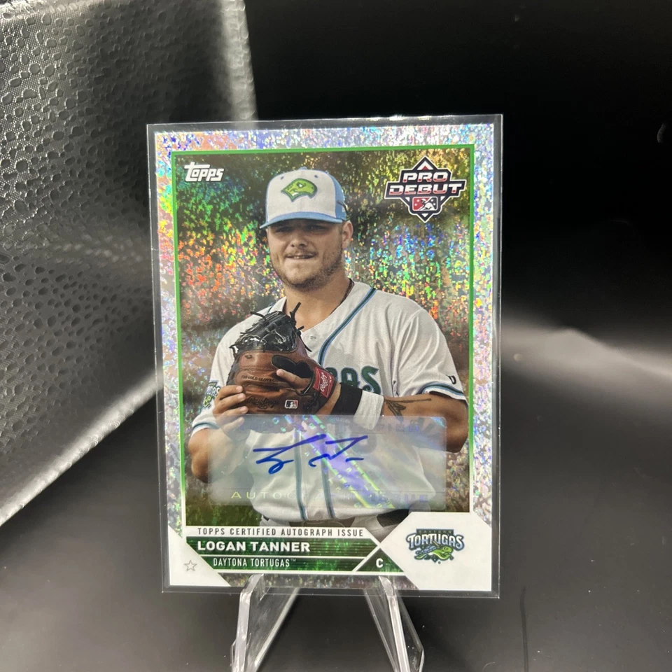 2023 Topps Pro Debut Logan Tanner Auto Cincinnati Reds - Image 1 of 1
