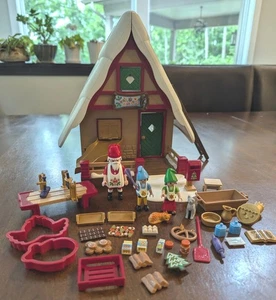 Playmobil 9493 Jeu Boulangerie Père Noël Jouet Noël Elfes Biscuits Set Partiel - Photo 1/10