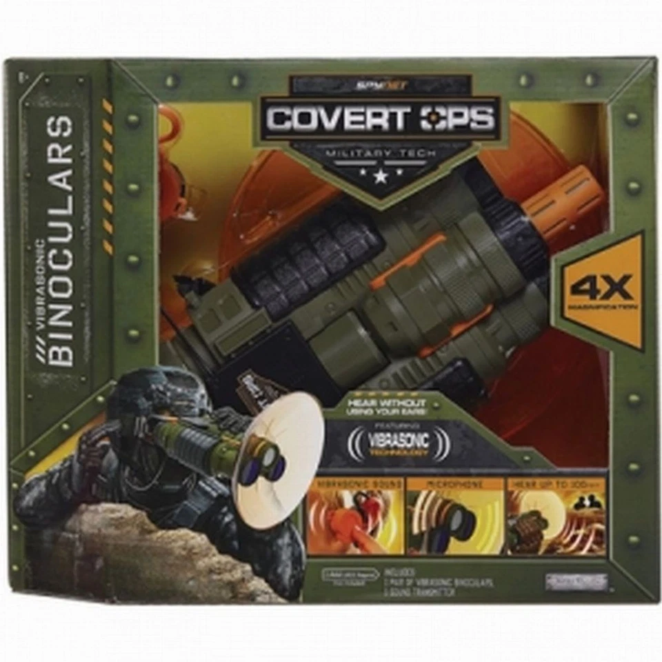 Binoculares vibrasónicos Real Tech Spy Net Convert Ops escuchar hasta 100 pies de distancia Foto 1 de 3